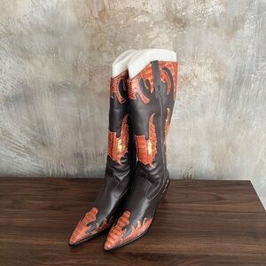 Vintage 90s Martinez Valero Boots - 9.5